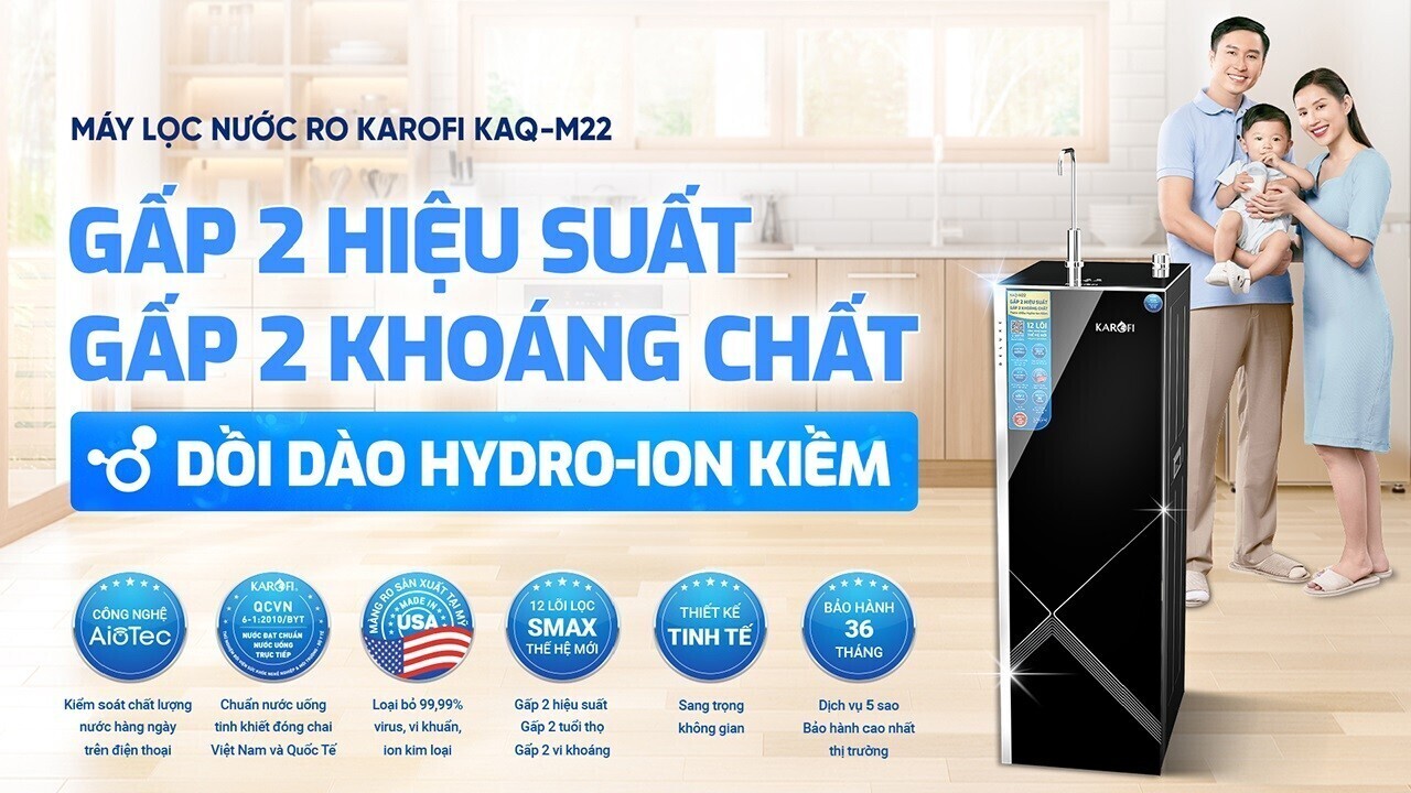 máy lọc nước karofi kaq-m22