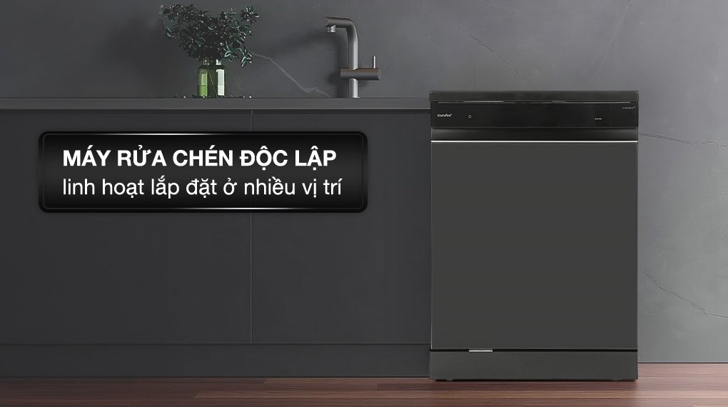 máy rửa chén độc lập comfee cdwef1533gb