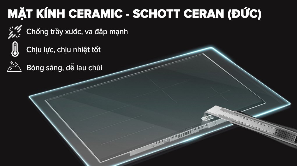 bếp từ 4 vùng nấu lắp âm bosch pxe875dc1e