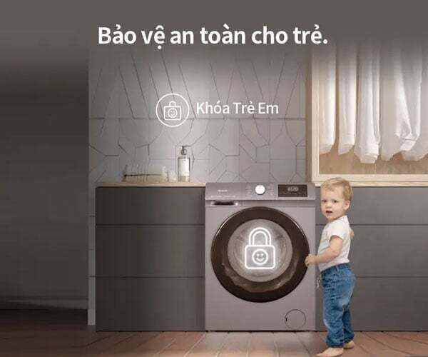 máy giặt hisense inverter 9kg wf90n1y