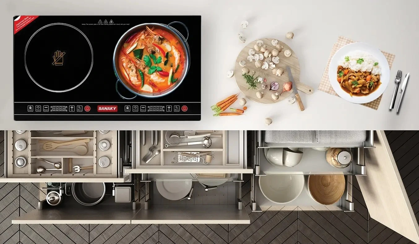 bếp hồng ngoại đôi sanaky snk-202hgw