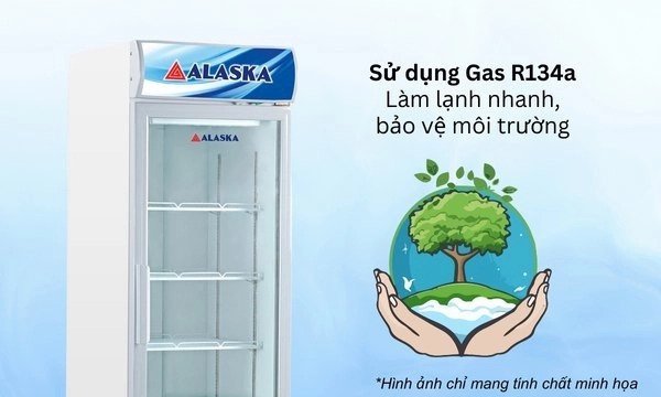 tủ mát alaska 345 lít lc-345