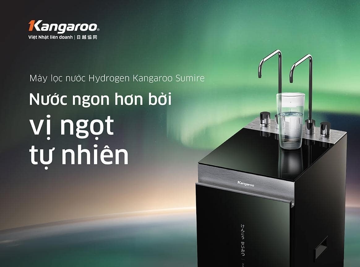 máy lọc nước ro nóng nguội lạnh kangaroo kg12a8s