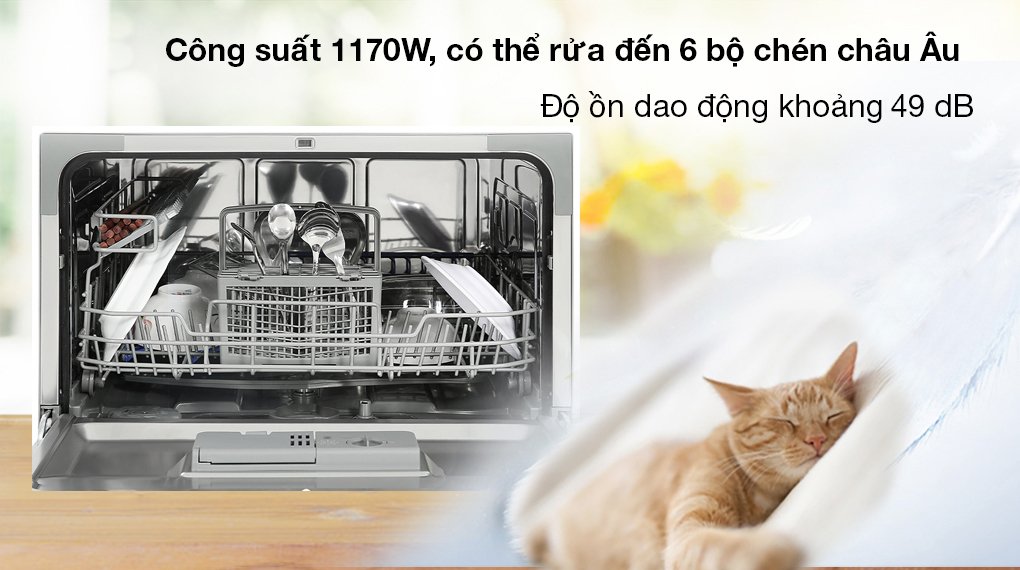 máy rửa chén mini hafele hdw-t50a