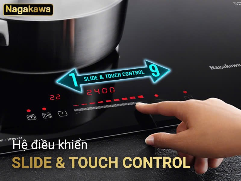 bếp điện từ đôi nagakawa ndi9191