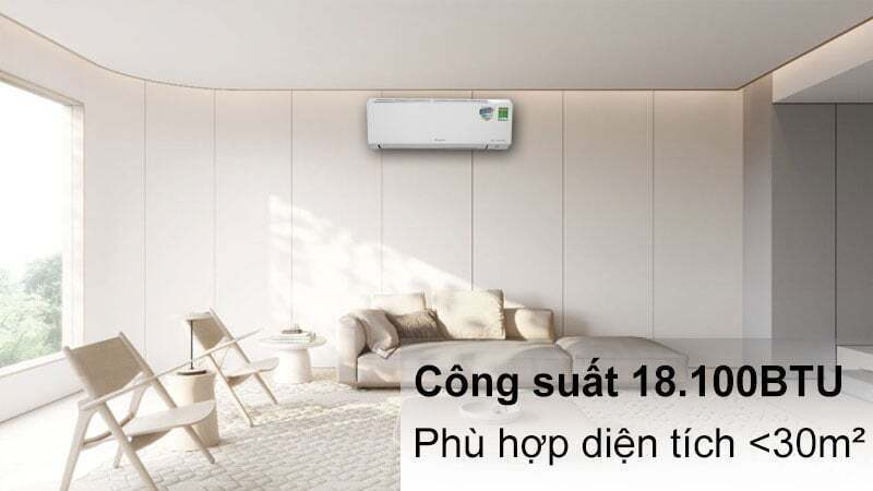 máy lạnh daikin inverter 18000 btu ftkf50zvmv