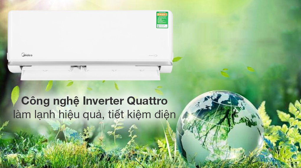 máy lạnh midea inverter 1 hp msaga-10crdn8