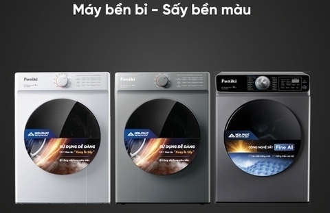 máy sấy thông hơi funiki 10 kg hd v6100ag