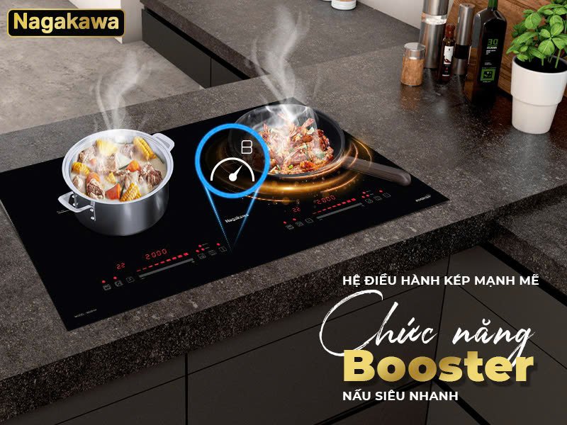 bếp điện từ đôi nagakawa ndi9191