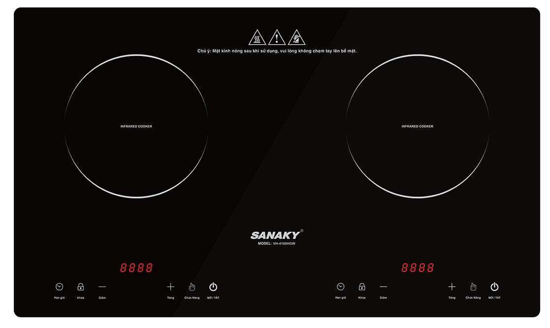 bếp hồng ngoại đôi sanaky vh-4100hgw