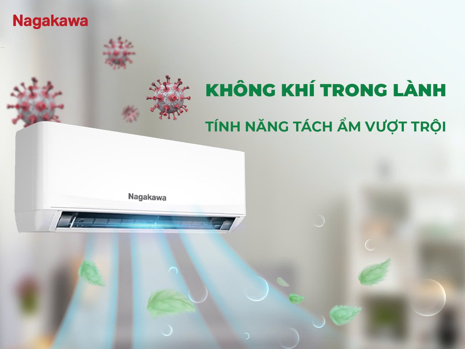 máy lạnh nagakawa inverter 2 hp nis-c18r2u51