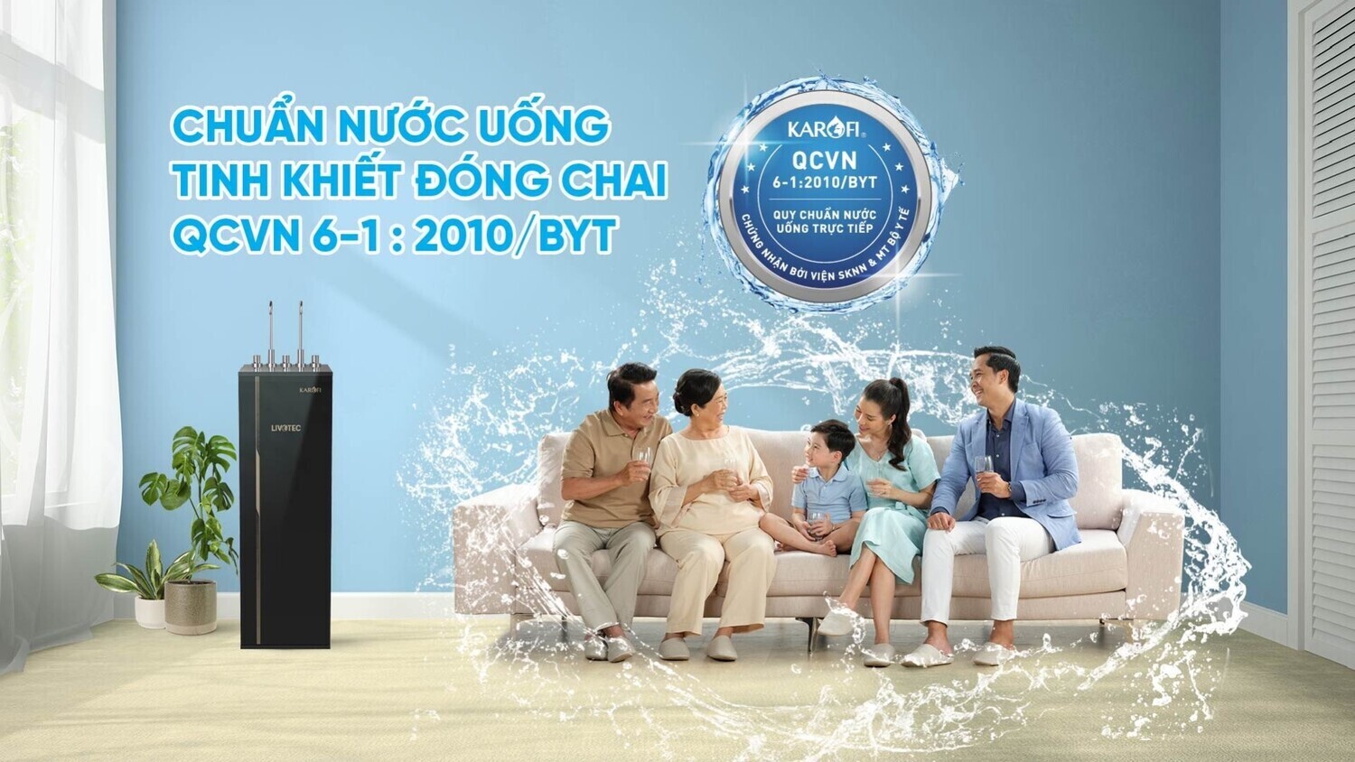 máy lọc nước nóng lạnh karofi livotec 616
