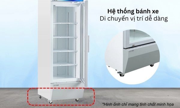 tủ mát alaska 345 lít lc-345