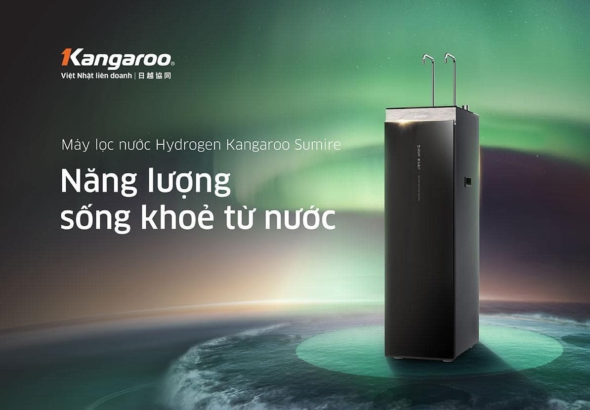 máy lọc nước ro nóng nguội lạnh kangaroo kg12a8s
