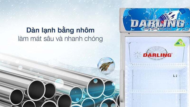 tủ mát 1 cửa darling dl-3200al