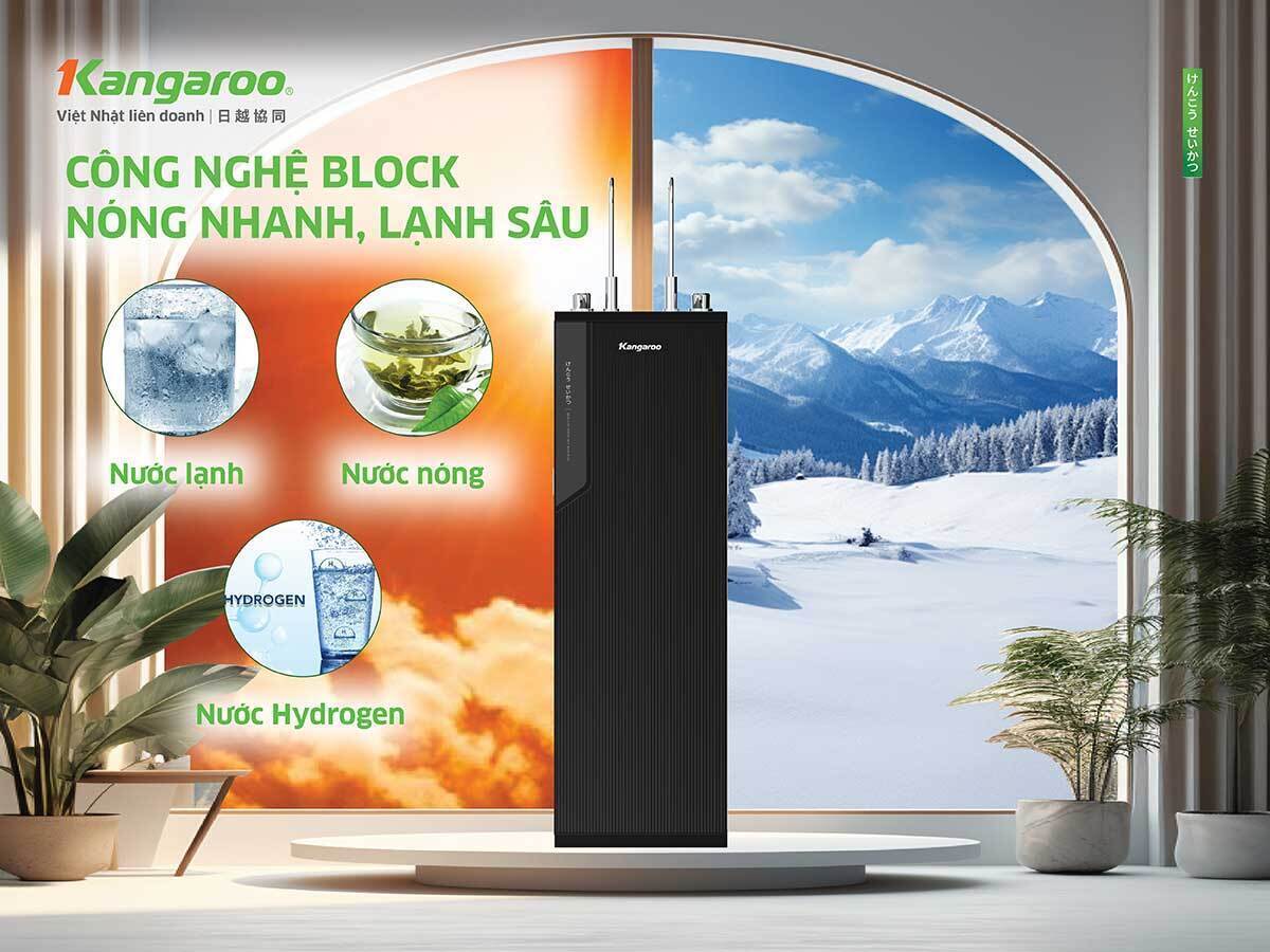 máy lọc nước nóng lạnh kangaroo kg10a88