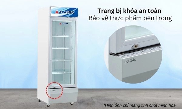 tủ mát alaska 345 lít lc-345