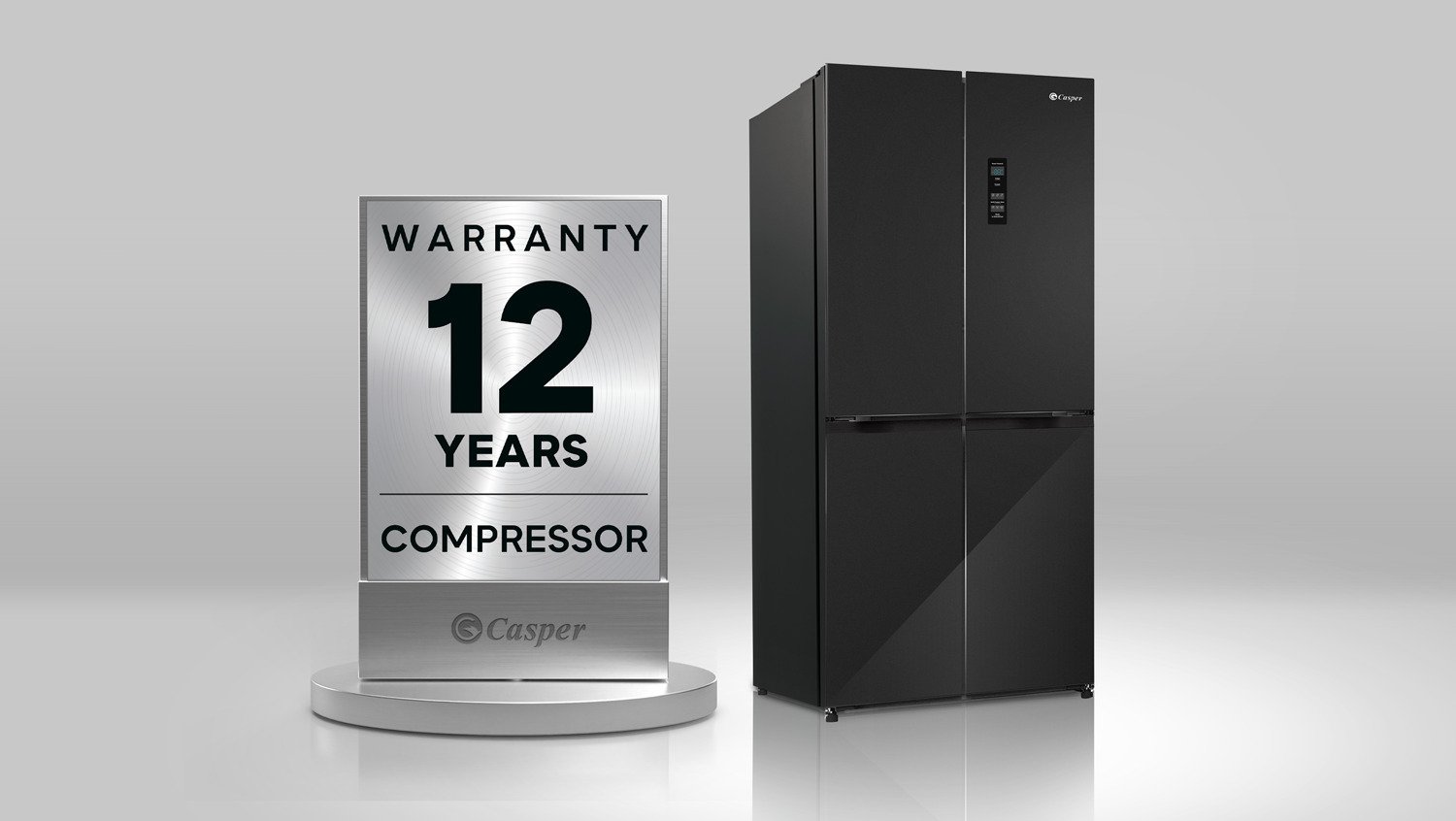 tủ lạnh casper inverter 430 lít rm-d430gbs