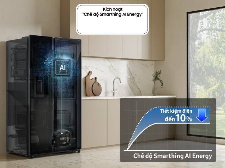 tủ lạnh samsung inverter 655 lít side by side rs70f65q3fsv