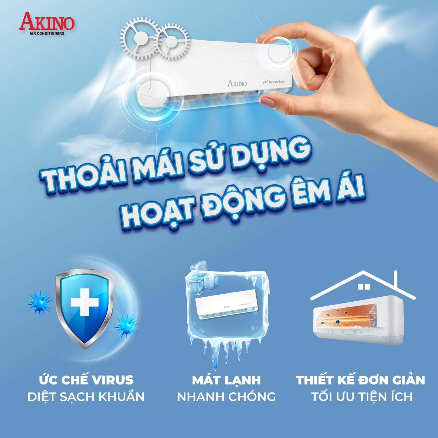 máy lạnh akino inverter 1.5 hp th-t1c12invfa
