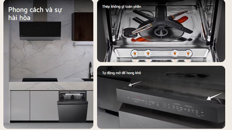 máy rửa chén độc lập lg ldt14sva4