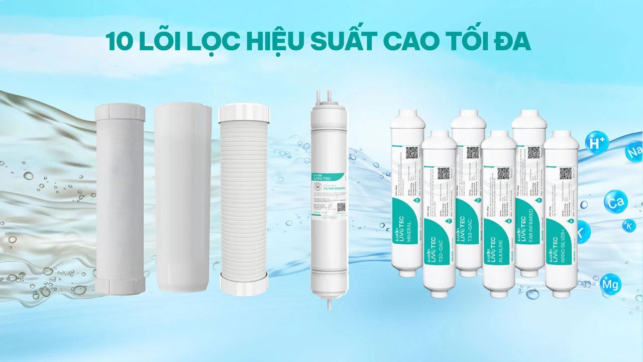 máy lọc nước nóng nguội karofi livotec 615s