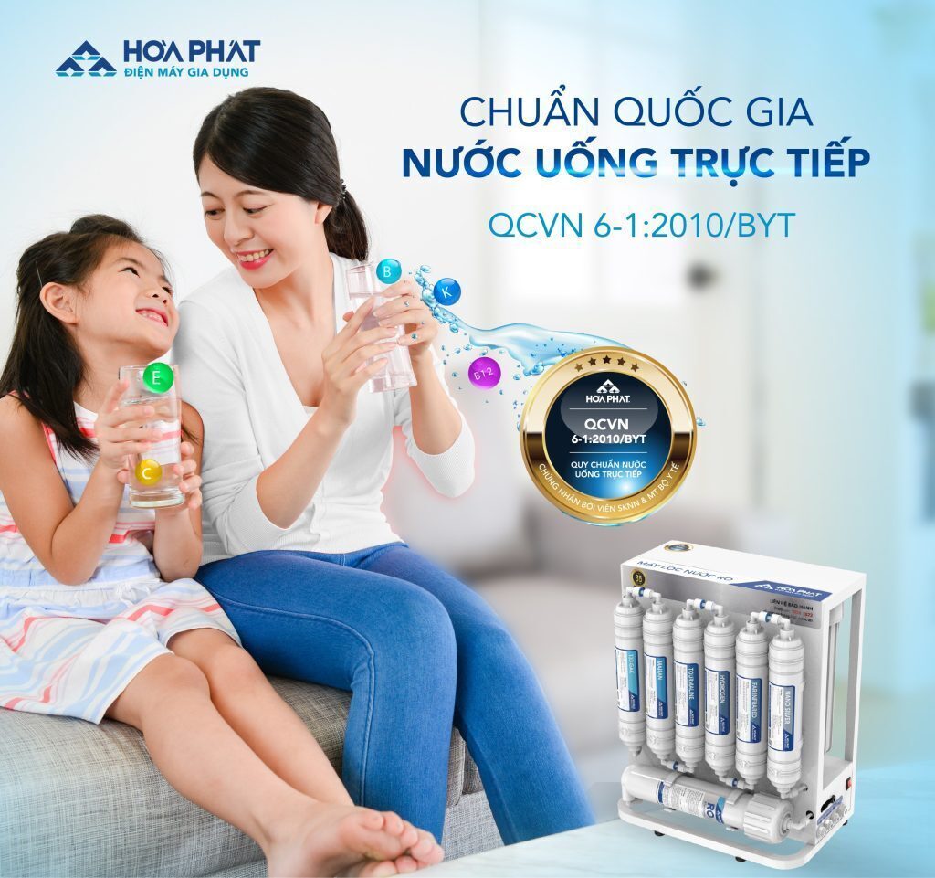 máy lọc nước ro để gầm hòa phát hpu456
