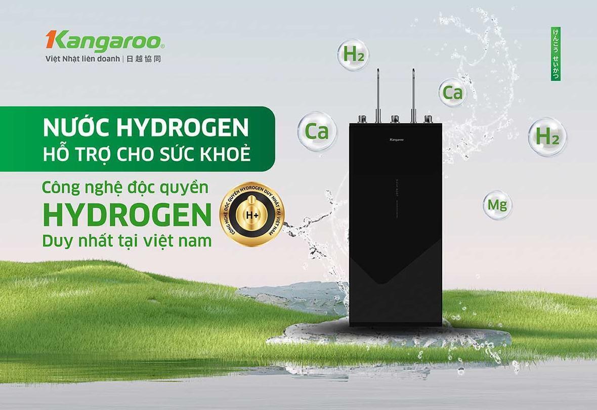 máy lọc nước nóng lạnh kangaroo hydrogen kghc10v6