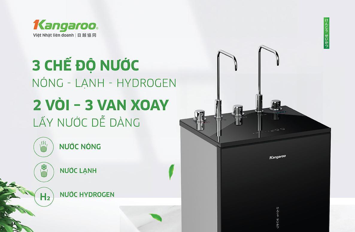 máy lọc nước nóng lạnh kangaroo hydrogen kghc10v6