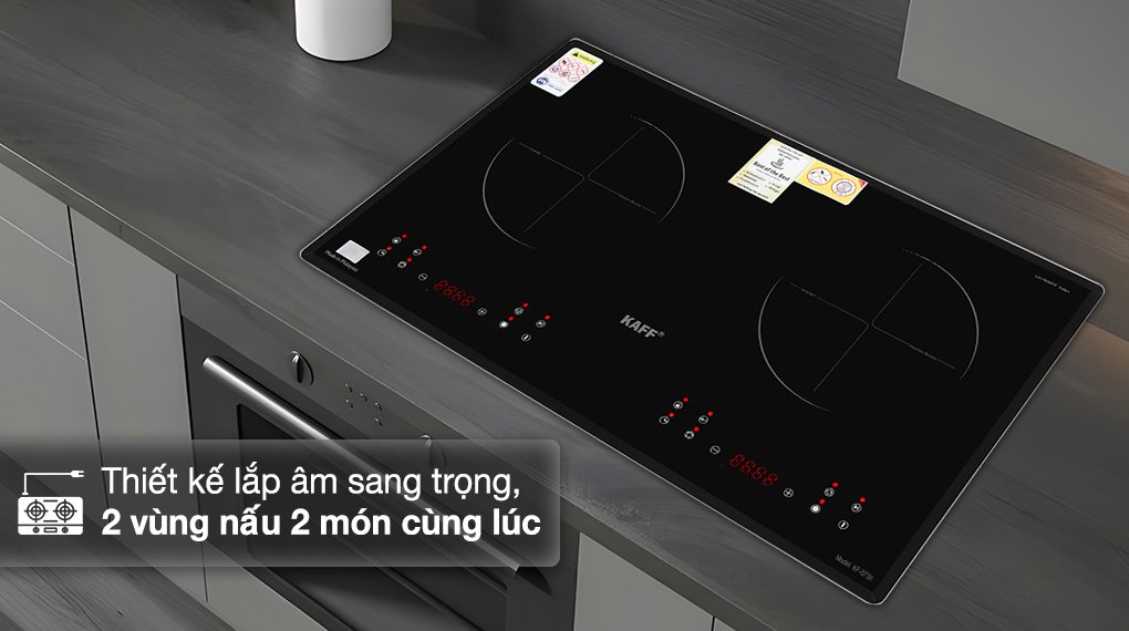 bếp từ đôi lắp âm kaff kf-073ii