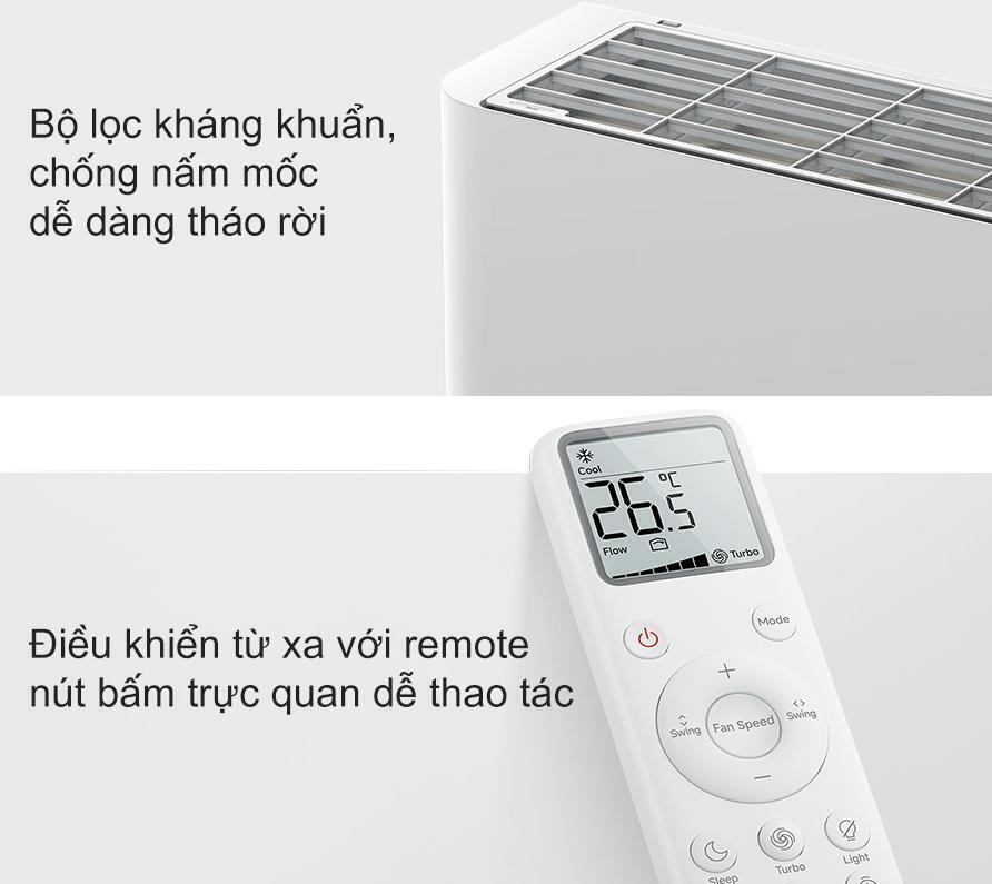 máy lạnh xiaomi mijia inverter 1.5 hp asc-12w/n1c5-vn