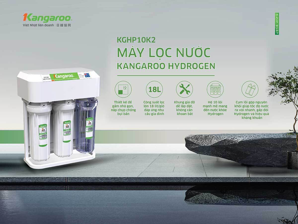 máy lọc nước kangaroo hydrogen kghp10k2