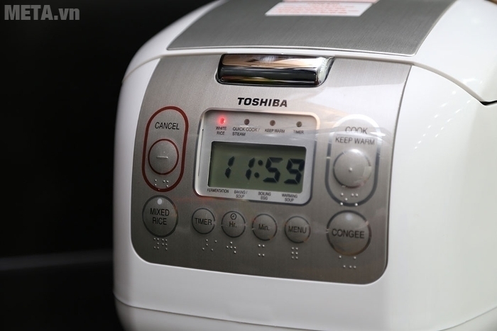 nồi cơm điện tử toshiba 1 lít rc-10nmfvn(wt)