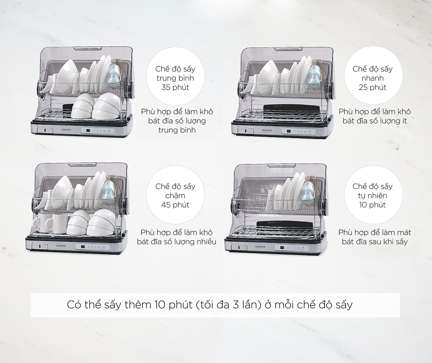 máy sấy bát điện tử 40 lít cuckoo cdd-a9010