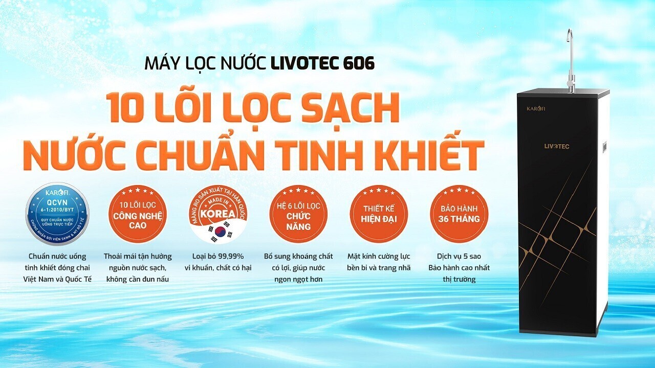 máy lọc nước ro karofi livotec 606s