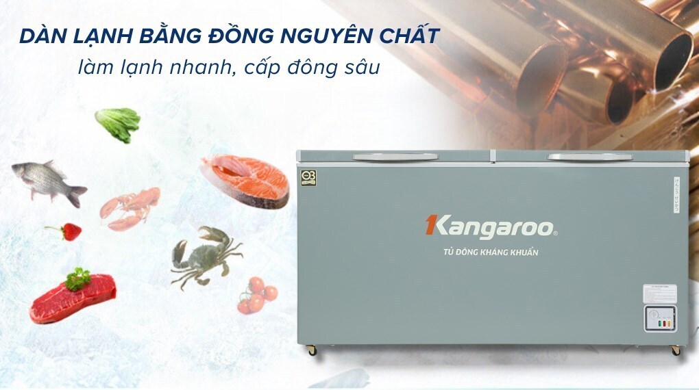 tủ đông kangaroo 500 lít kgfz560ng1