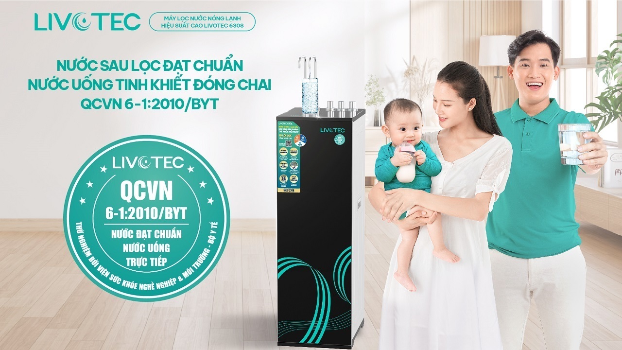 máy lọc nước nóng lạnh livotec 630s