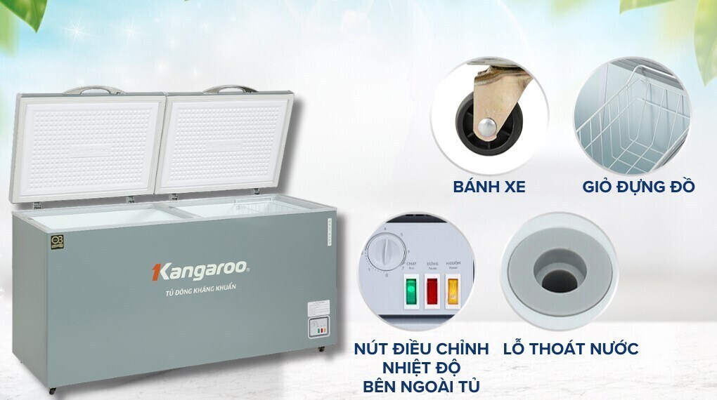 tủ đông kangaroo 500 lít kgfz560ng1