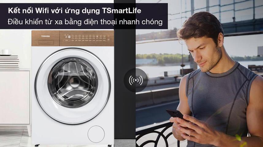máy giặt toshiba inverter 10.5 kg tw-t37bzp115mwv(wt)