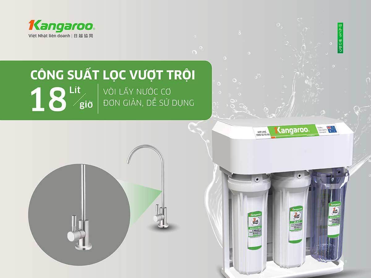 máy lọc nước kangaroo hydrogen kghp10k2