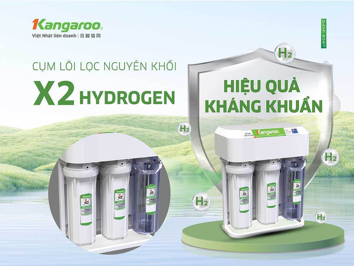 máy lọc nước kangaroo hydrogen kghp10k2