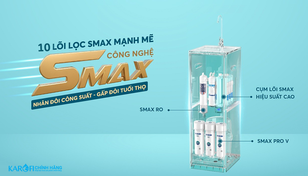 máy lọc nước karofi kaq-d36 - 10 lõi