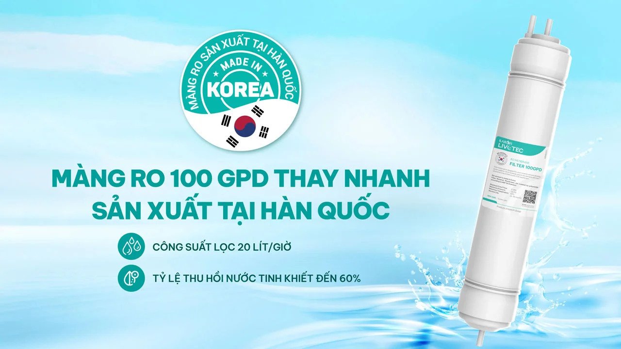 máy lọc nước nóng nguội karofi livotec 615s
