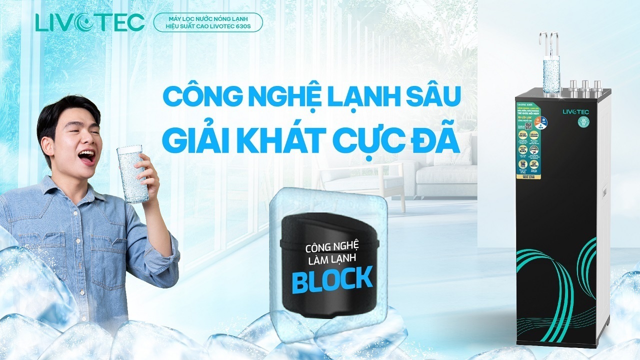 máy lọc nước nóng lạnh livotec 630s