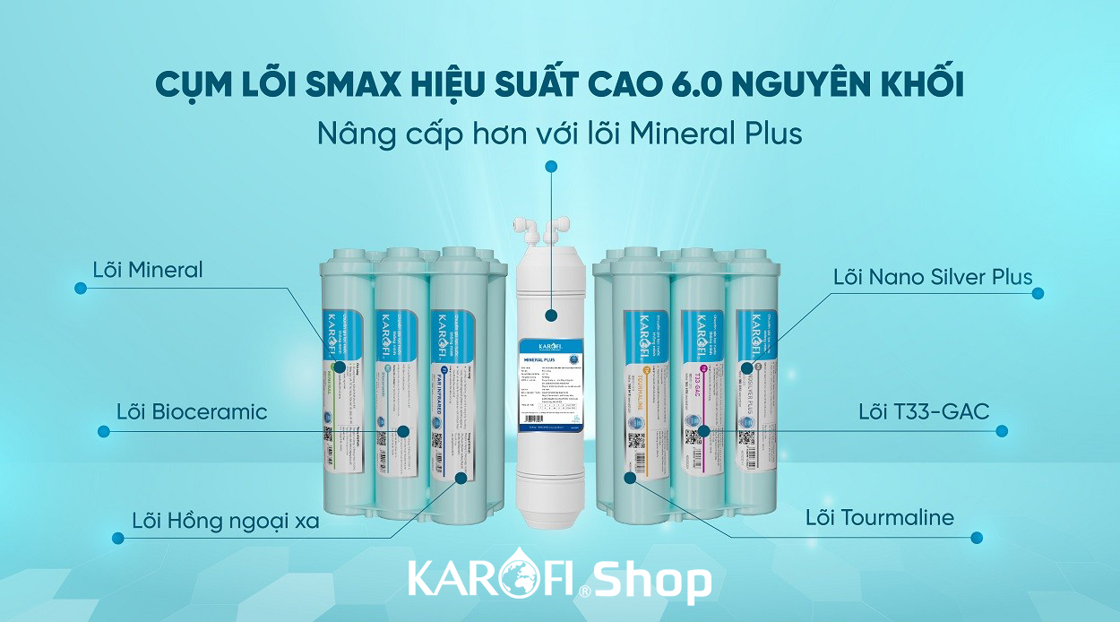máy lọc nước karofi kaq-d36 - 10 lõi