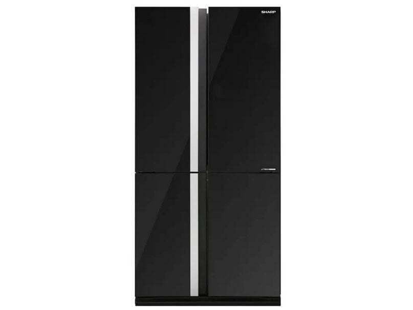 tủ lạnh sharp inverter 611 lít sj-fxpi700vg-bk