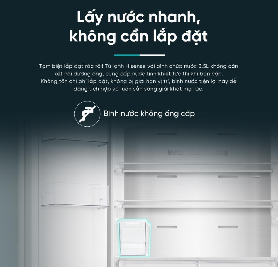 tủ lạnh hisense inverter 488 lít rq630n4ebui3