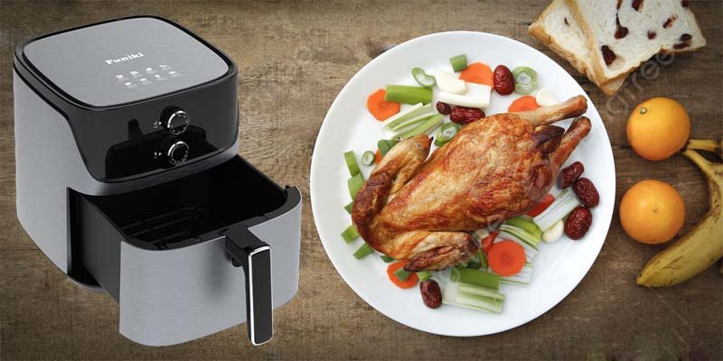 nồi chiên không dầu 8l funiki haf8001