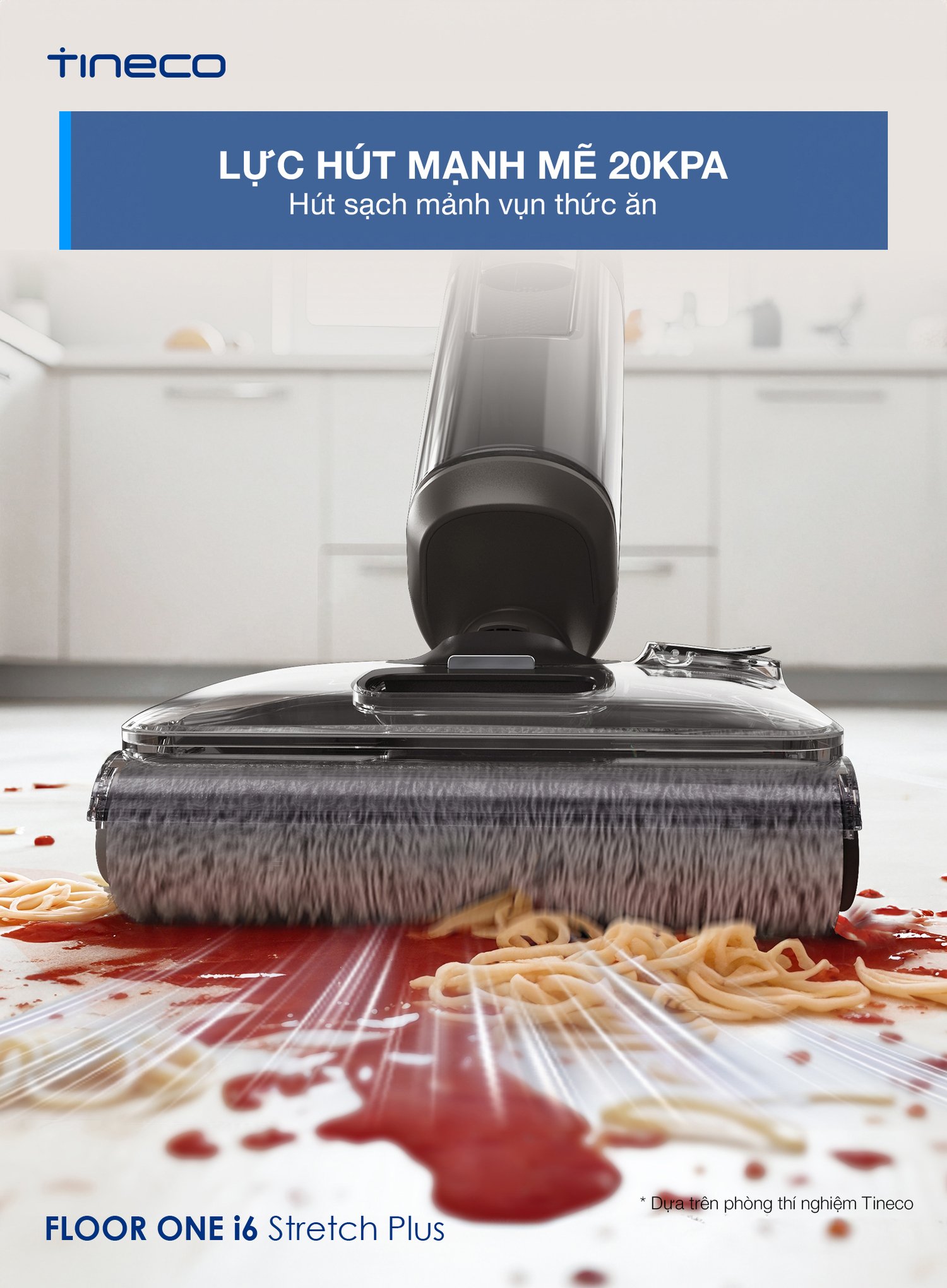 máy lau sàn hút bụi tineco floor one i6 stretch plus