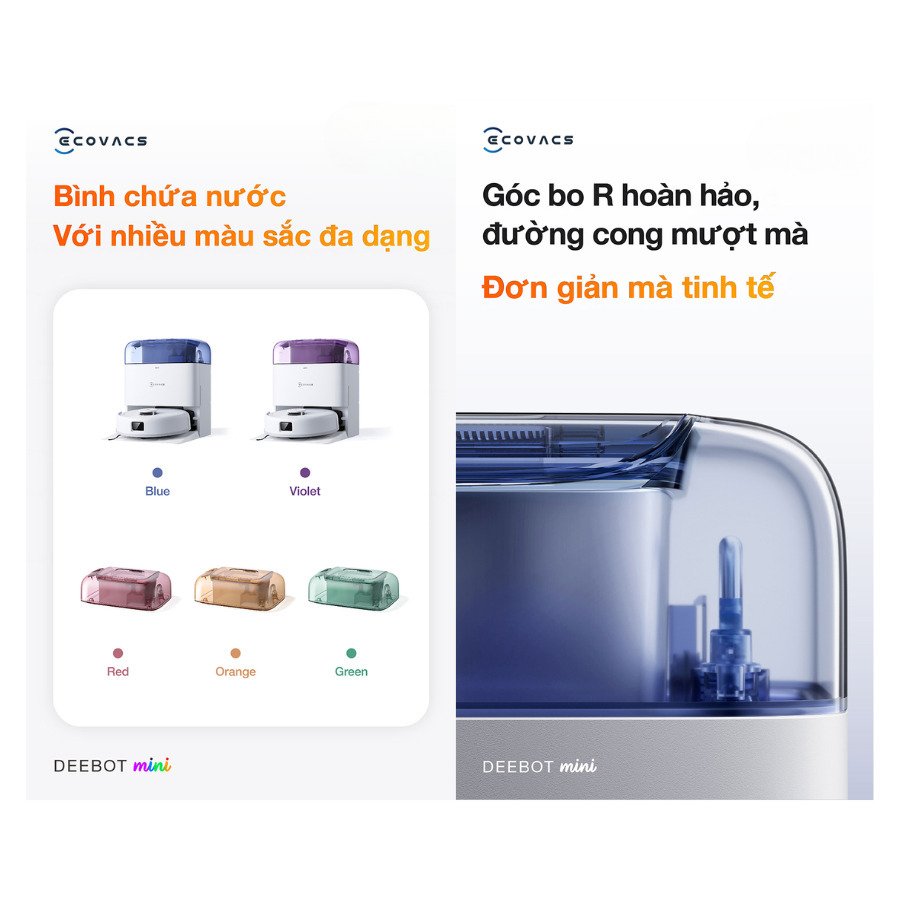 robot hút bụi ecovacs deebot mini